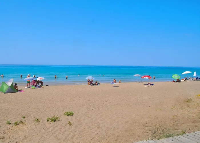 Lägenhet Beachfront 2-bed Luxury - Agios Gordios Corfu Greece