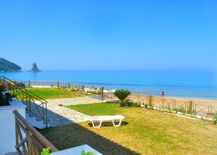 Lägenhet Beachfront 2-bed Luxury - Agios Gordios Corfu Greece *